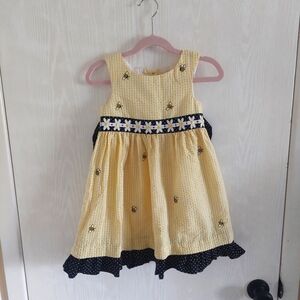 Emily Rose Sz5 Girls Bumblebee Seersucker